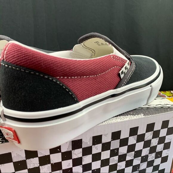 Vans Slip On Asphalt Pomegranate Women's Various Sizes - Picture 5 of 12